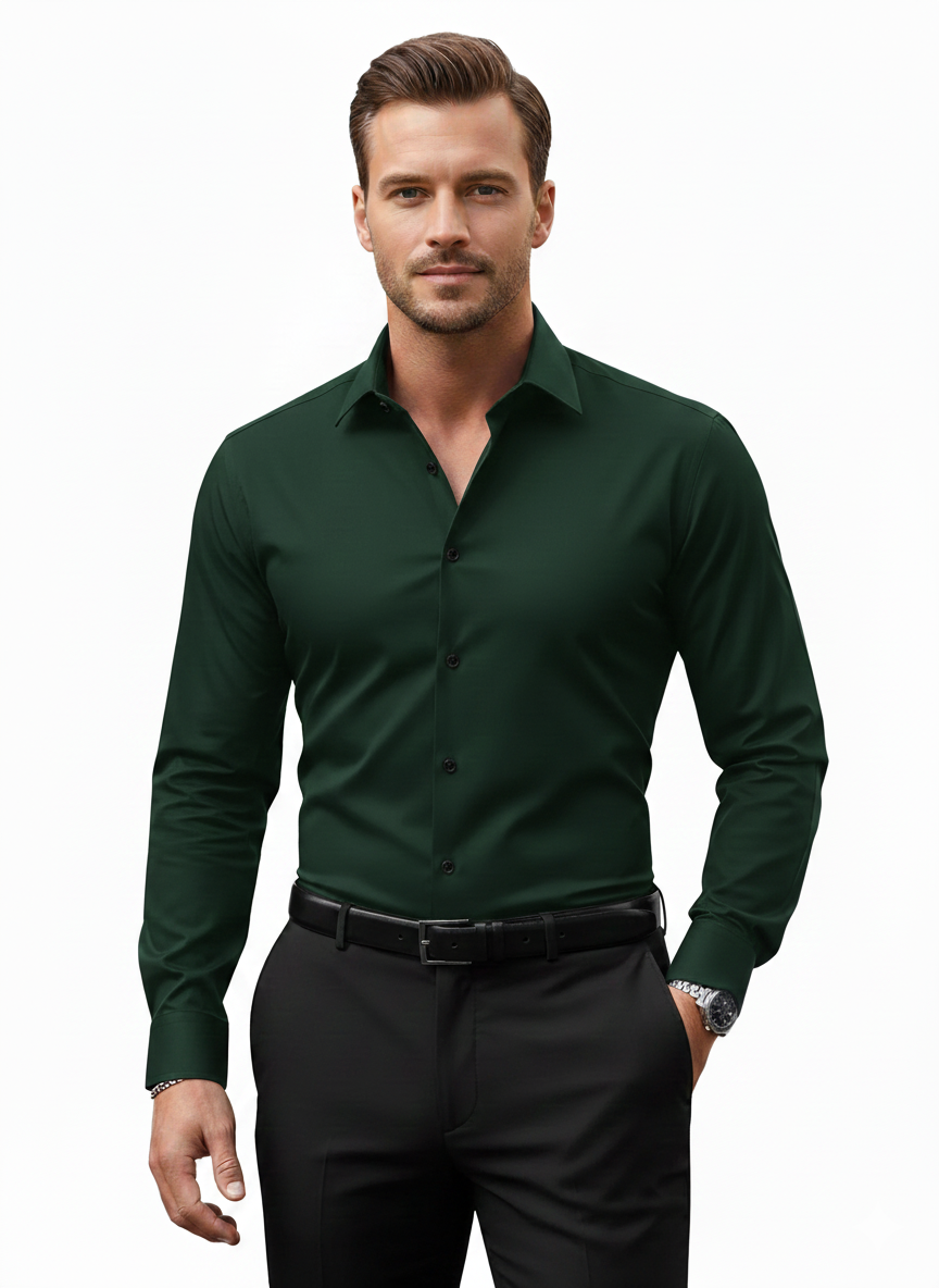 Men’s Long Sleeve Shirt | Slim Fit