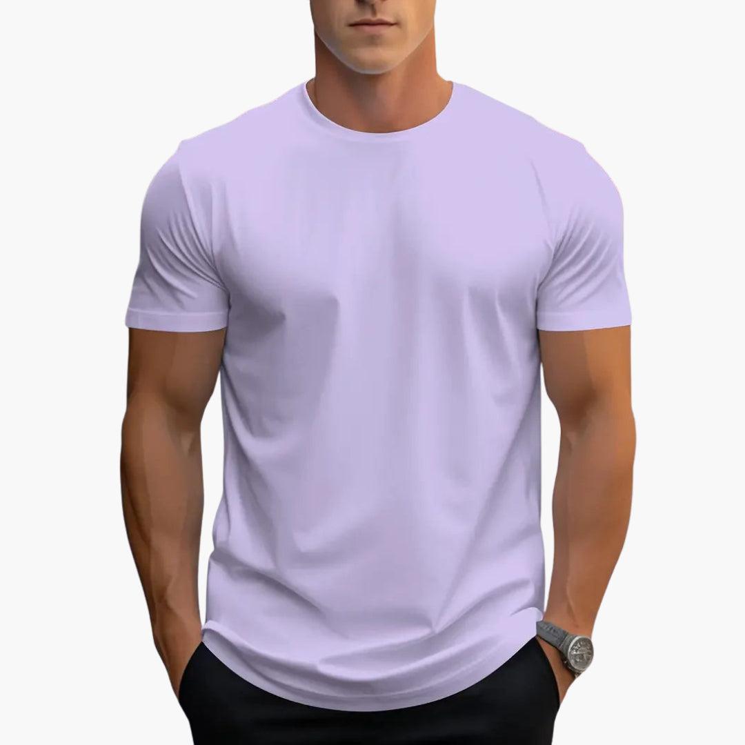 Men T-Shirt | Crew Neck with Short Sleeves and Straight Fit