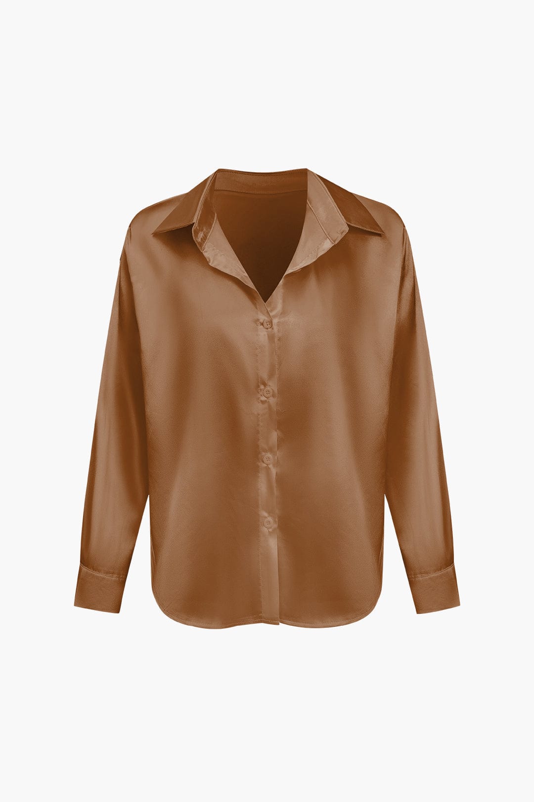 Women Blouse | Long sleeve with collar and front tie detail