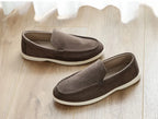Men's Slip-On Loafers with Round Toe for Everyday Wear