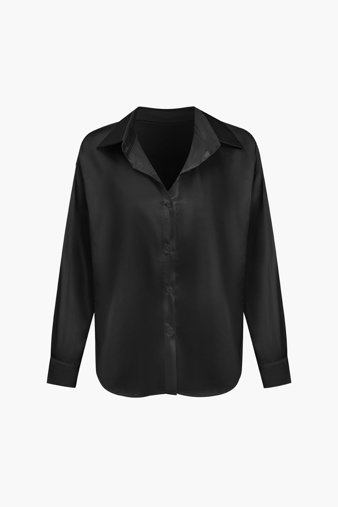 Women Blouse | Long sleeve with collar and front tie detail