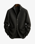 Knit Tailored Fit Button Front Cardigan for Men | Smart Casual Workwear