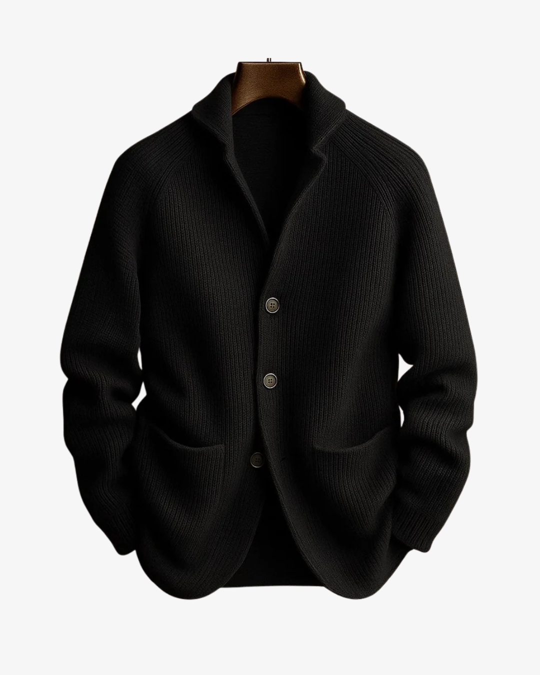 Knit Tailored Fit Button Front Cardigan for Men | Smart Casual Workwear