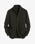 Knit Tailored Fit Button Front Cardigan for Men | Smart Casual Workwear