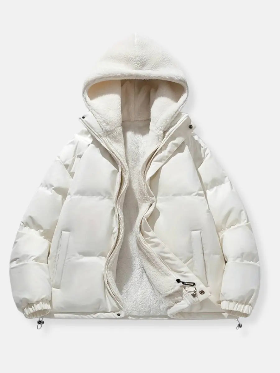 Women Jacket | Quilted design with hood and zip closure