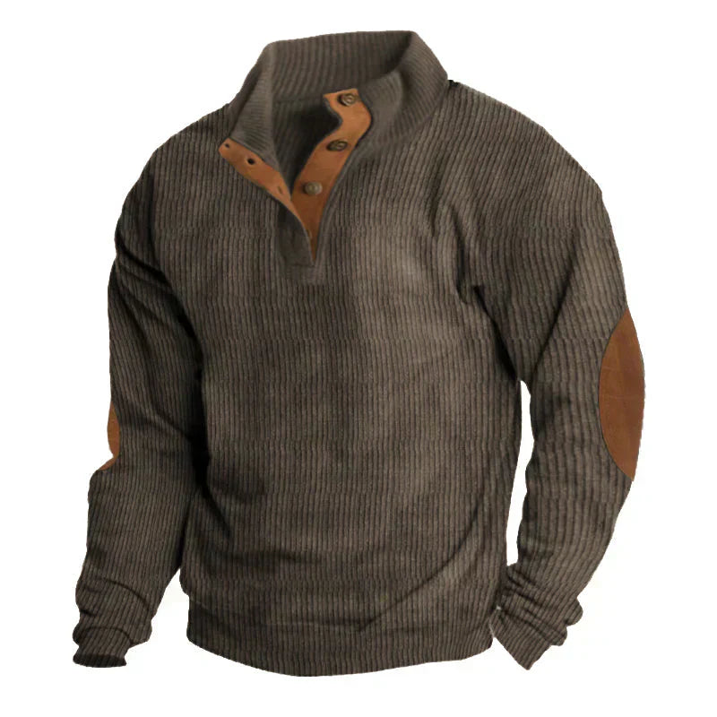 Men’s Knit Sweater | Ribbed Construction