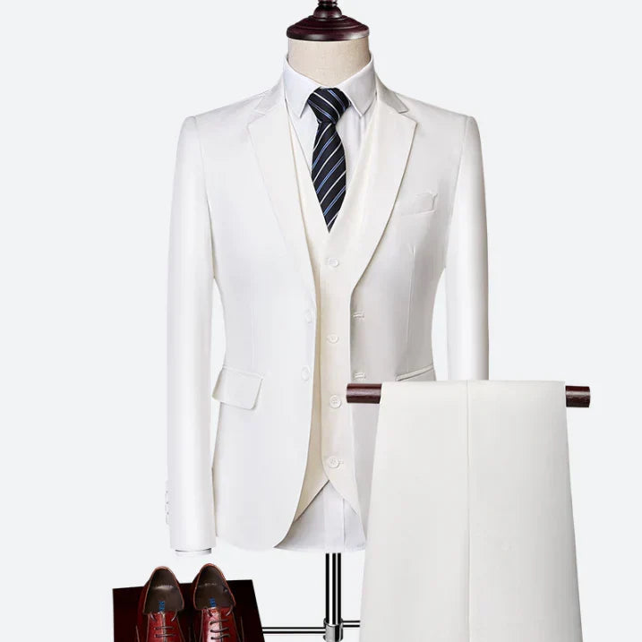 Classic Fit Three Piece Suit for Men | Wedding and Formal Occasions