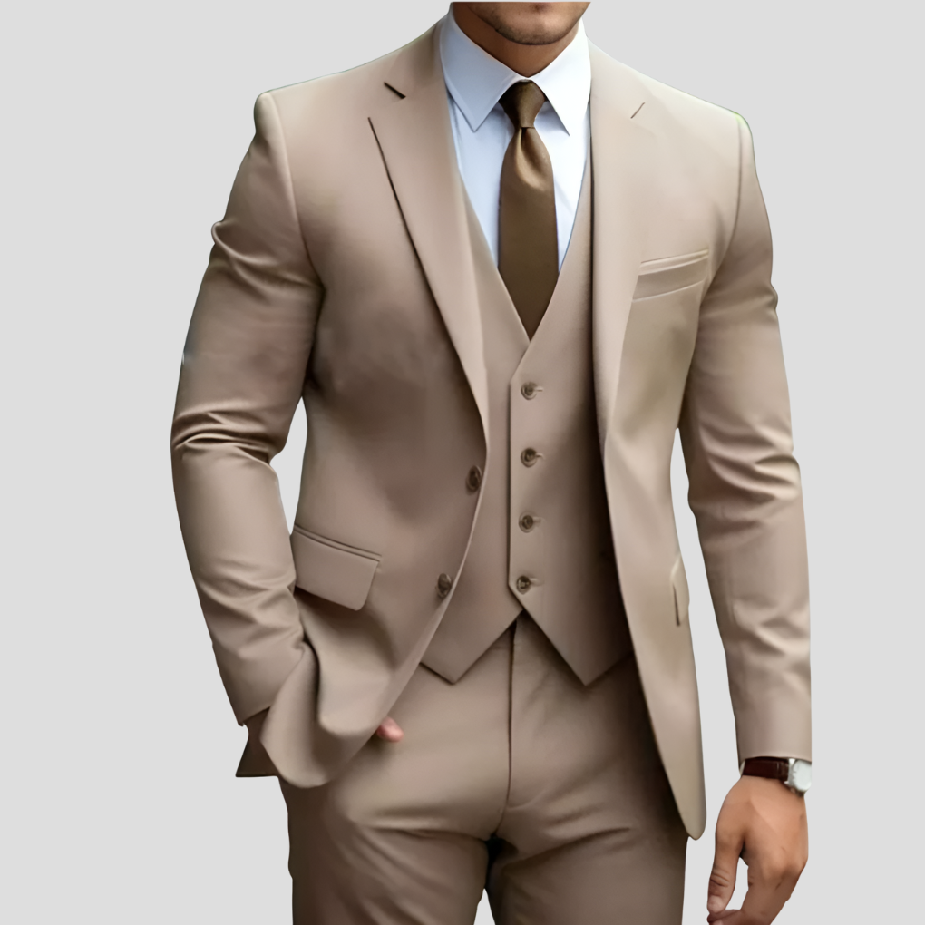 Men Suit | Three Piece Blazer Vest Trouser Set