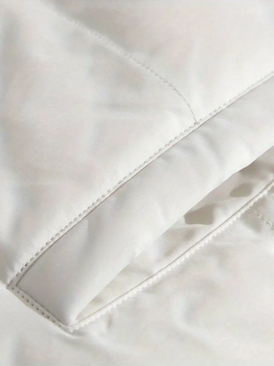 Women Jacket | Quilted design with hood and zip closure