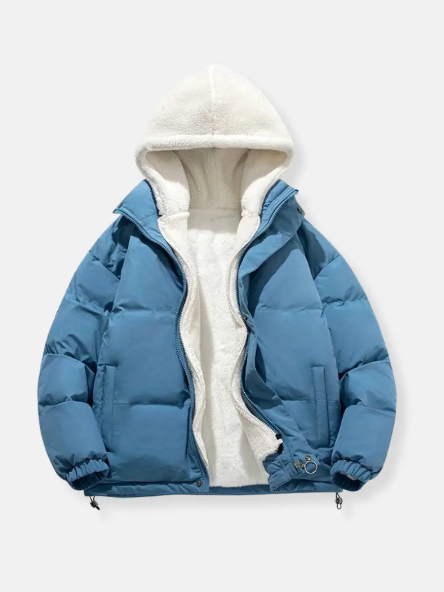 Women Jacket | Quilted design with hood and zip closure