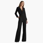 Women Jumpsuit | Wide-leg fit with shirt collar and button front