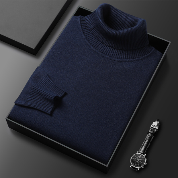 Men Sweater | Turtleneck Long Sleeve Pullover