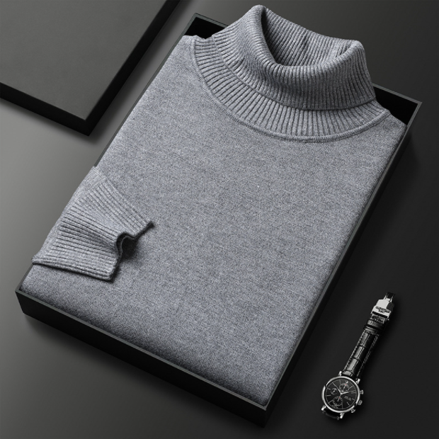 Men Sweater | Turtleneck Long Sleeve Pullover