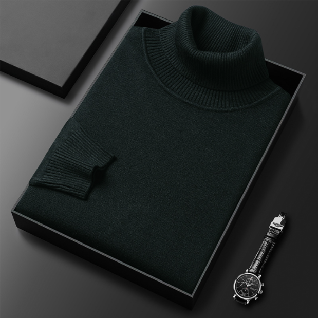 Men Sweater | Turtleneck Long Sleeve Pullover