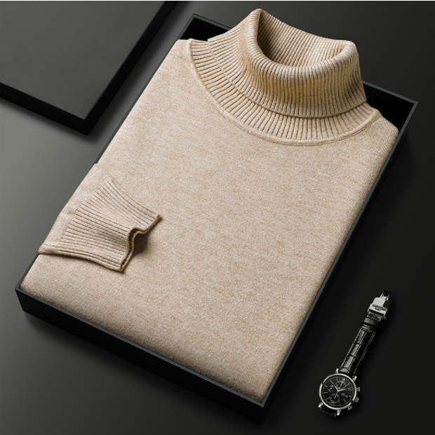 Men Sweater | Turtleneck Long Sleeve Pullover