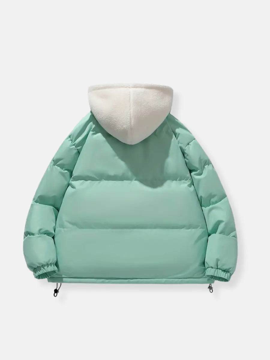 Women Jacket | Quilted design with hood and zip closure