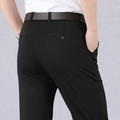 Stretch Loose Fit Trousers with Elastic Waist for Men | Work and Casual Wear