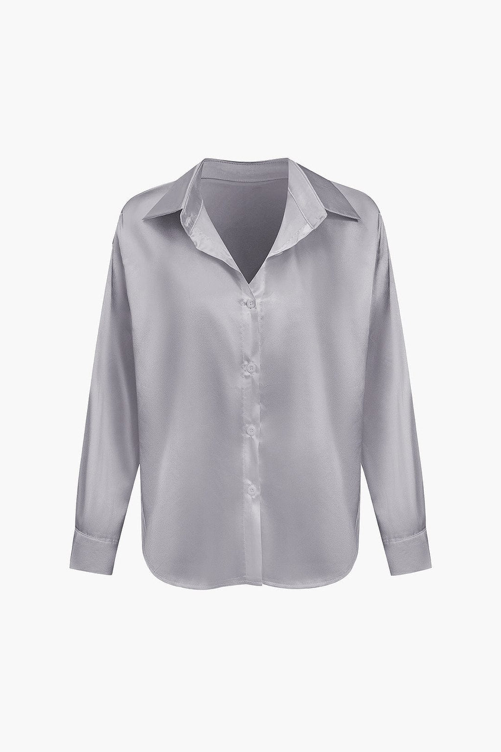 Women Blouse | Long sleeve with collar and front tie detail