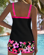 Women's Tummy Control Tankini Two-Piece Swimsuit for Women