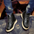 Brown Lace-Up Ankle Boots for Men | Vintage Style