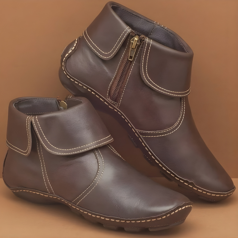 Waterproof Orthopaedic Boots with Arch Support and Grip Sole for Women