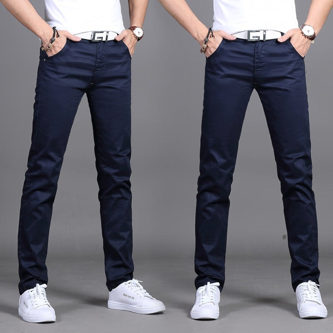 Slim Fit Tailored Trousers for Men | Formal Office Business Wear
