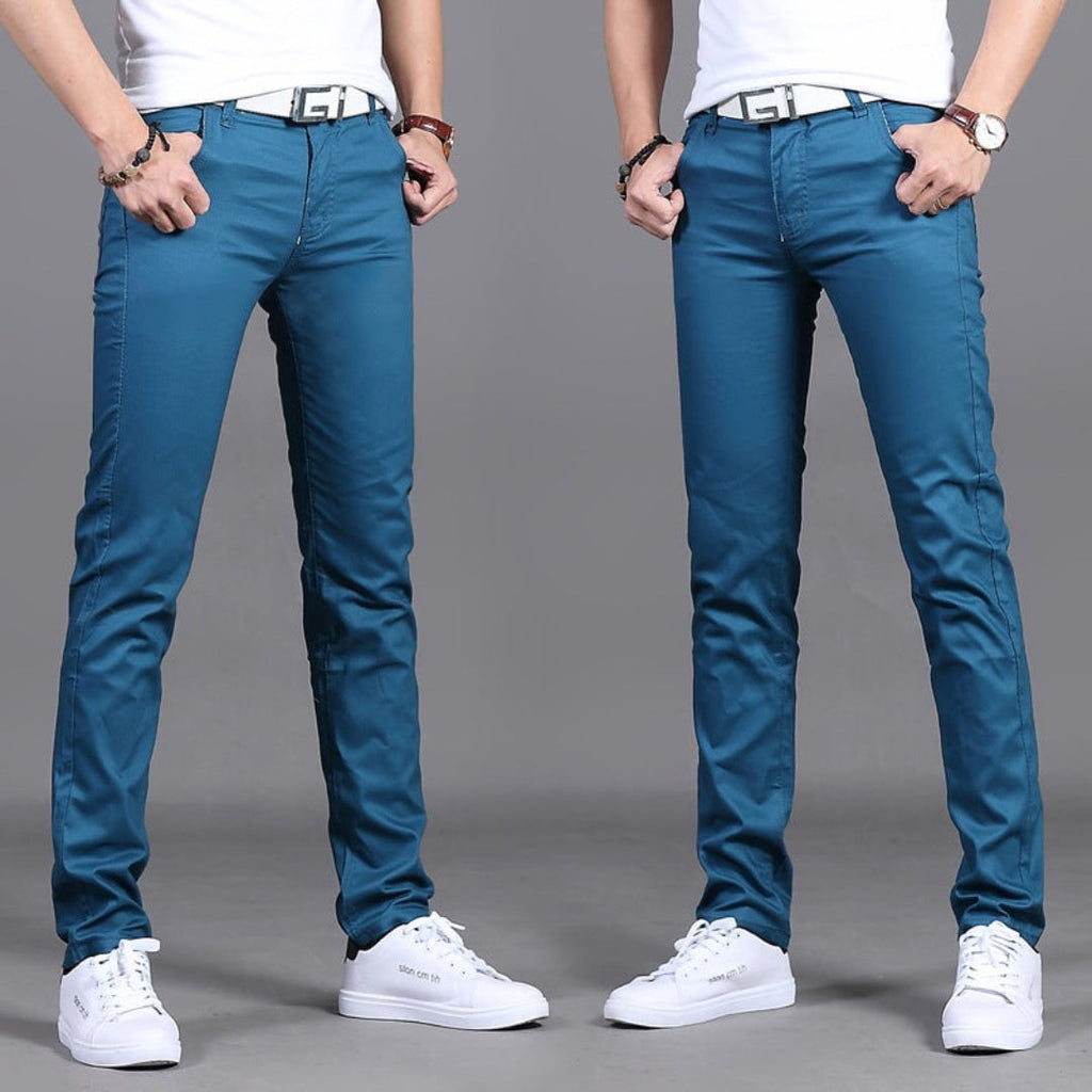 Slim Fit Tailored Trousers for Men | Formal Office Business Wear