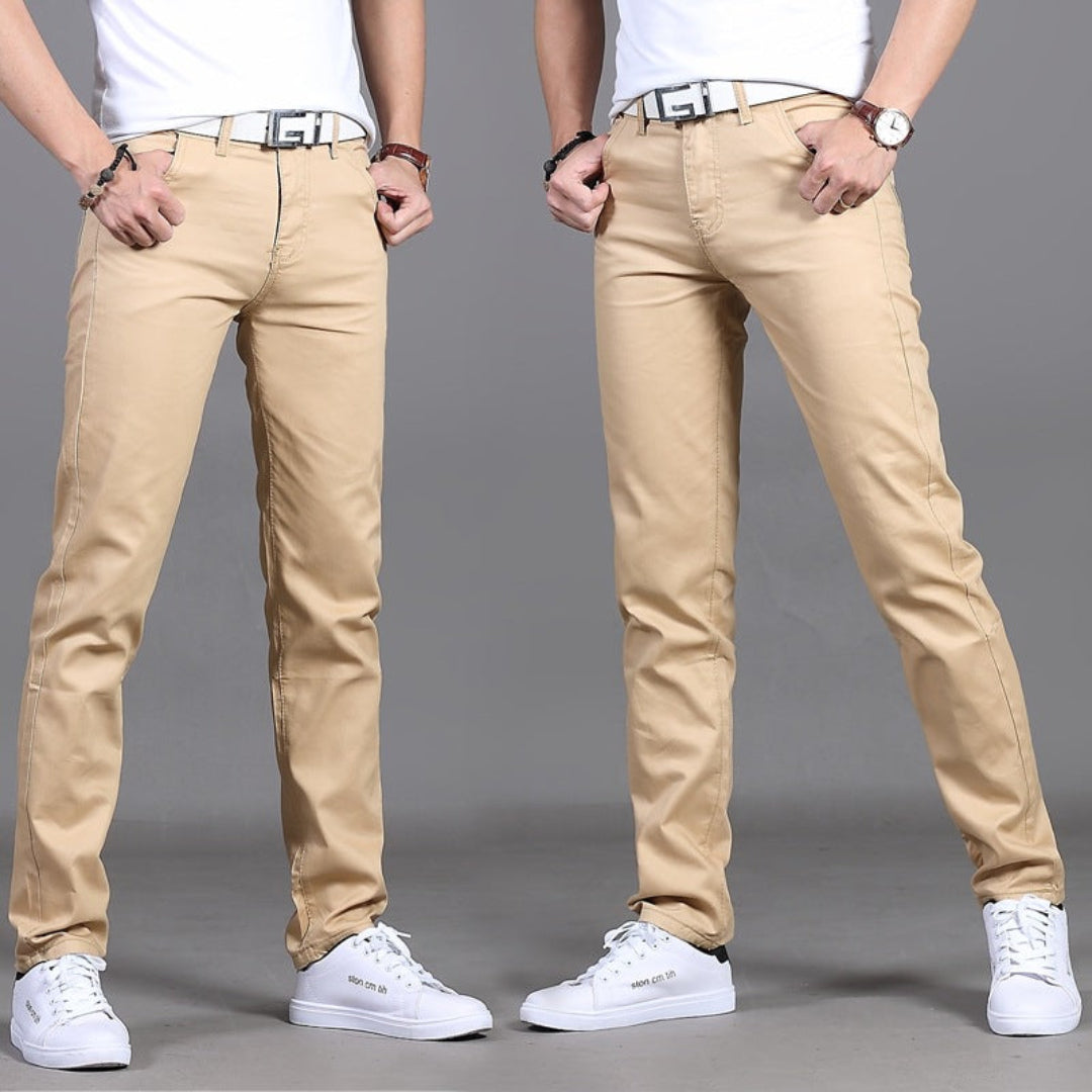 Slim Fit Tailored Trousers for Men | Formal Office Business Wear