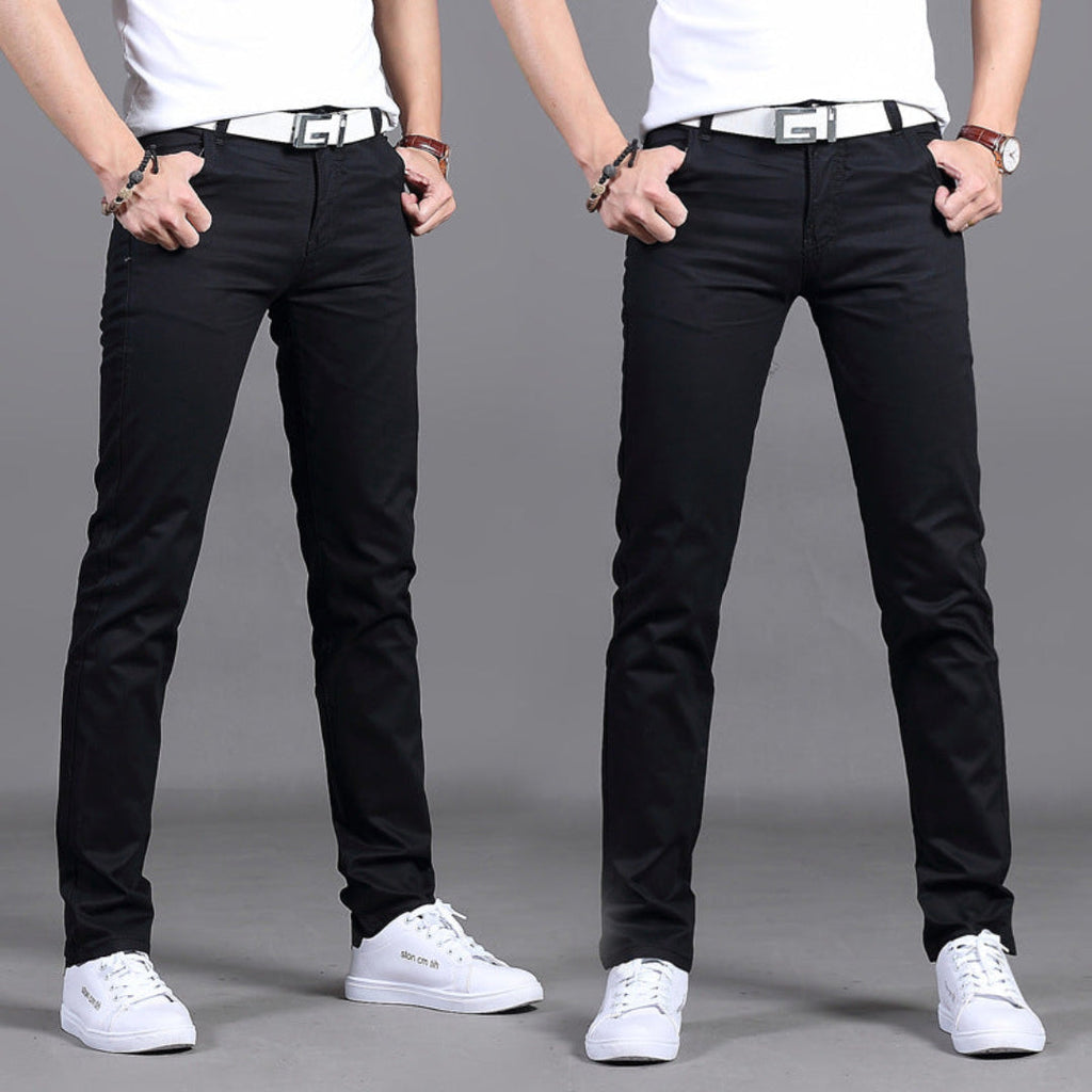 Slim Fit Tailored Trousers for Men | Formal Office Business Wear