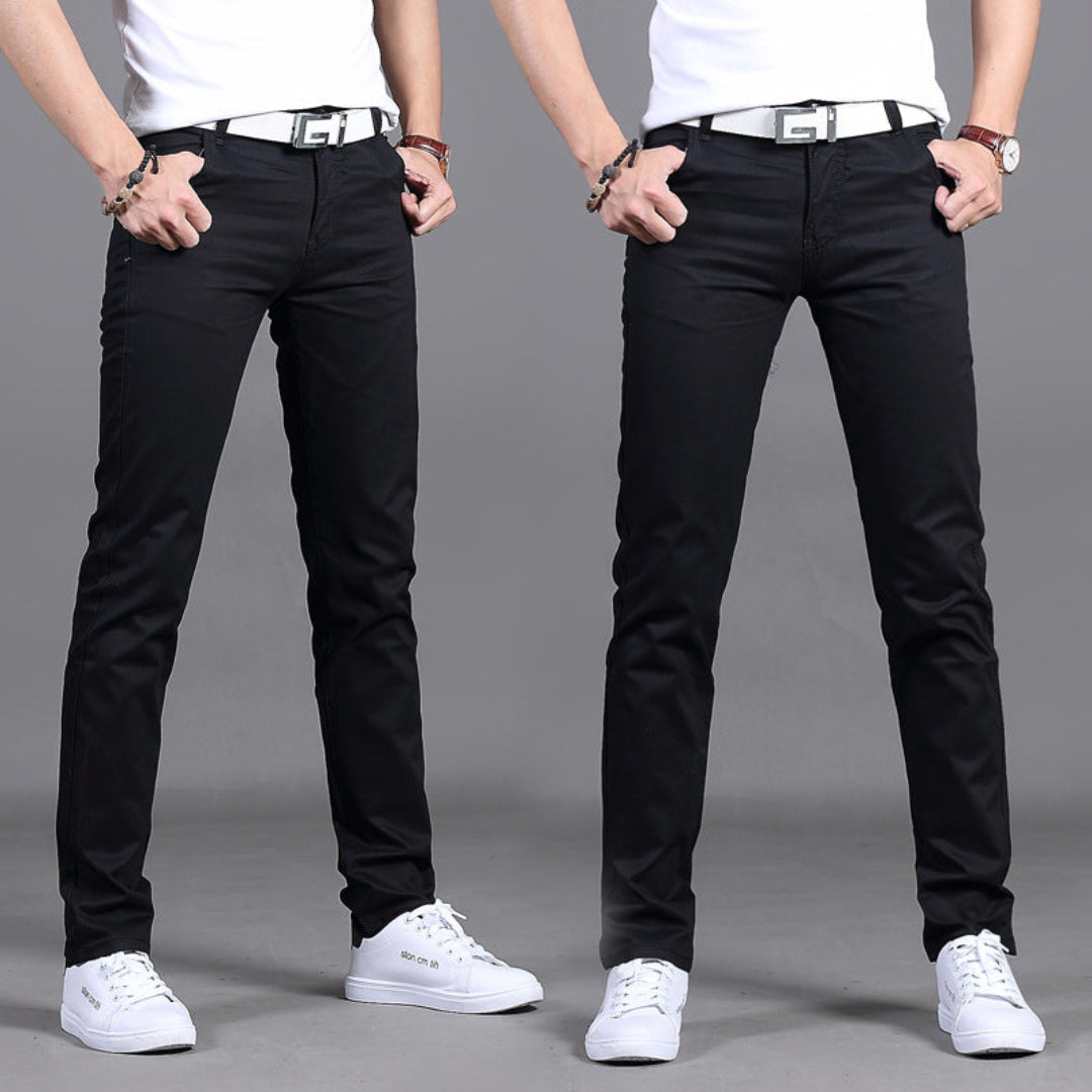Slim Fit Tailored Trousers for Men | Formal Office Business Wear