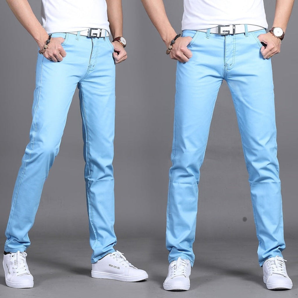 Slim Fit Tailored Trousers for Men | Formal Office Business Wear
