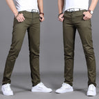 Slim Fit Tailored Trousers for Men | Formal Office Business Wear