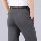 Stretch Loose Fit Trousers with Elastic Waist for Men | Work and Casual Wear