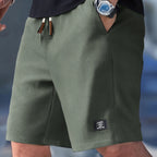 Men's Slim Fit Shorts with Adjustable Waistband