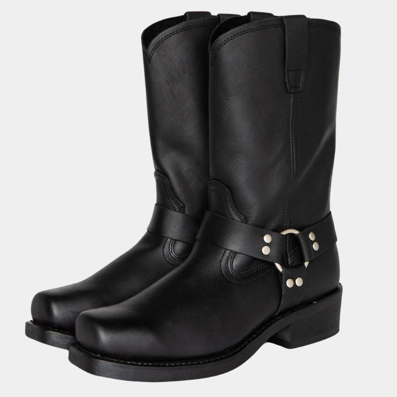 Women's Slip-On Cowboy Boots Above the Ankle for Women