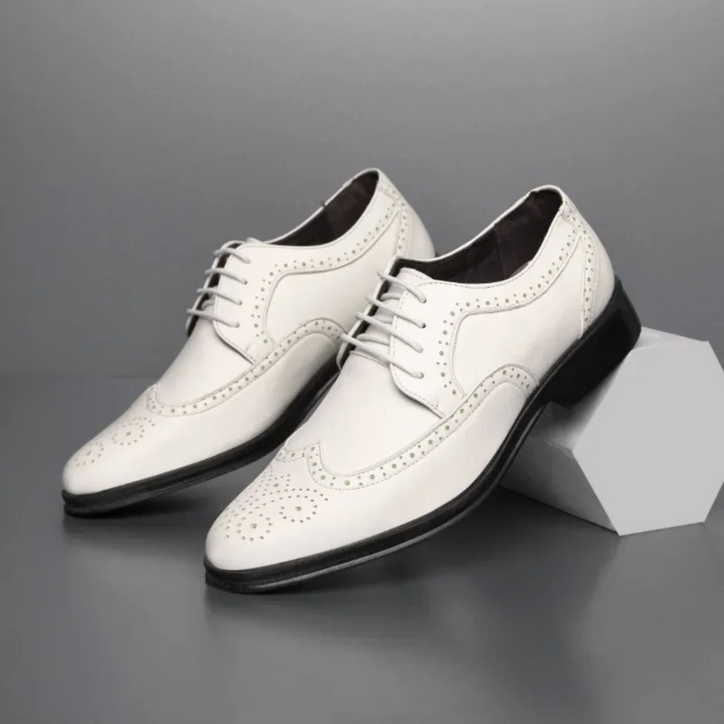 Men Shoes | Lace-up with perforated detail and closed lacing