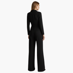 Women Jumpsuit | Wide-leg fit with shirt collar and button front