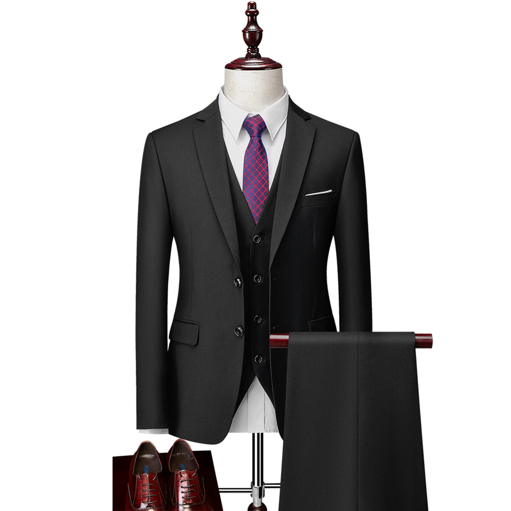 Classic Fit Three Piece Suit for Men | Wedding and Formal Occasions