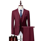 Classic Fit Three Piece Suit for Men | Wedding and Formal Occasions