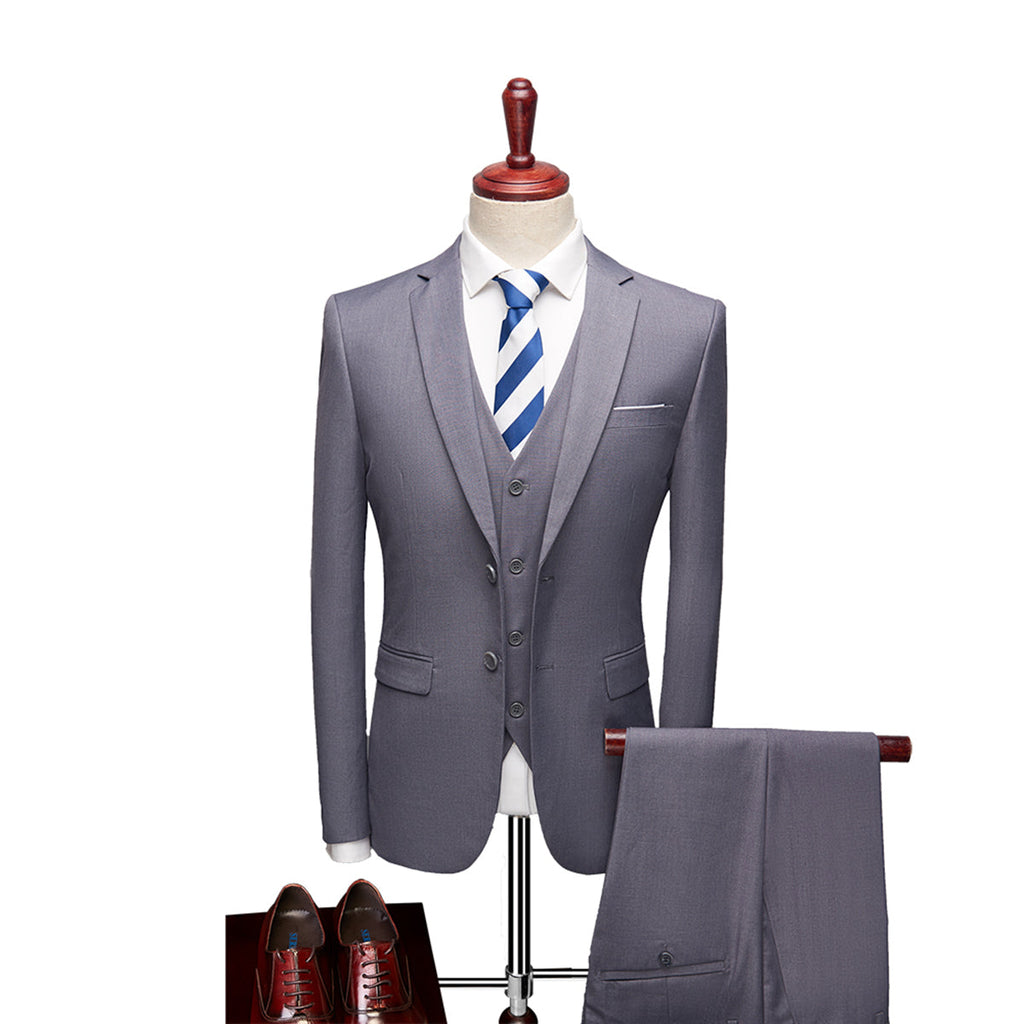 Classic Fit Three Piece Suit for Men | Wedding and Formal Occasions