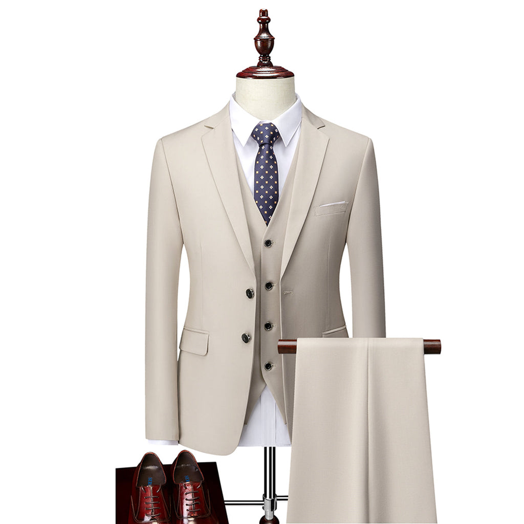 Classic Fit Three Piece Suit for Men | Wedding and Formal Occasions