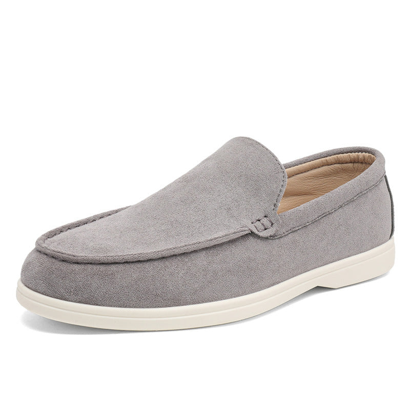 Men's Slip-On Loafers with Round Toe for Everyday Wear
