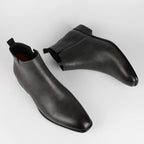 Men's Ankle Chelsea Boots with Side Zip Closure