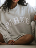 Heavyweight Fleece Varsity Sweatshirt for Men | Oversized Crewneck