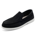 Men's Slip-On Loafers with Round Toe for Everyday Wear