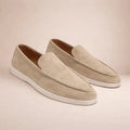 Leather Slip-On Loafers for Men Regular Fit Low Shaft