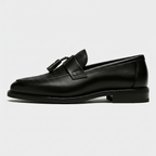 Black Brown Tassel Loafers for Men | Smart Casual Slip-On
