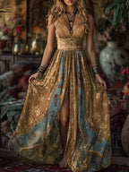 Floral Print Maxi Dress for Women | Beach and Holiday Wear