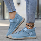 Slip-On Orthopedic Sneakers for Women with Velcro Strap
