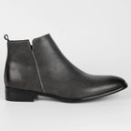 Men's Ankle Chelsea Boots with Side Zip Closure